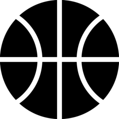Basketball Game Outline Icon Svg Set, Free Vectors File